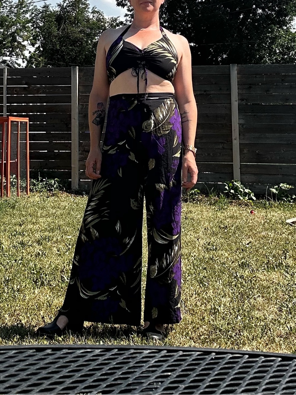Vintage Favant Hawaii beach top and pants set